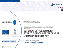 Tablet Screenshot of lpdkft.com